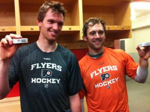 Couturier and Zolnierczyk first NHL goals